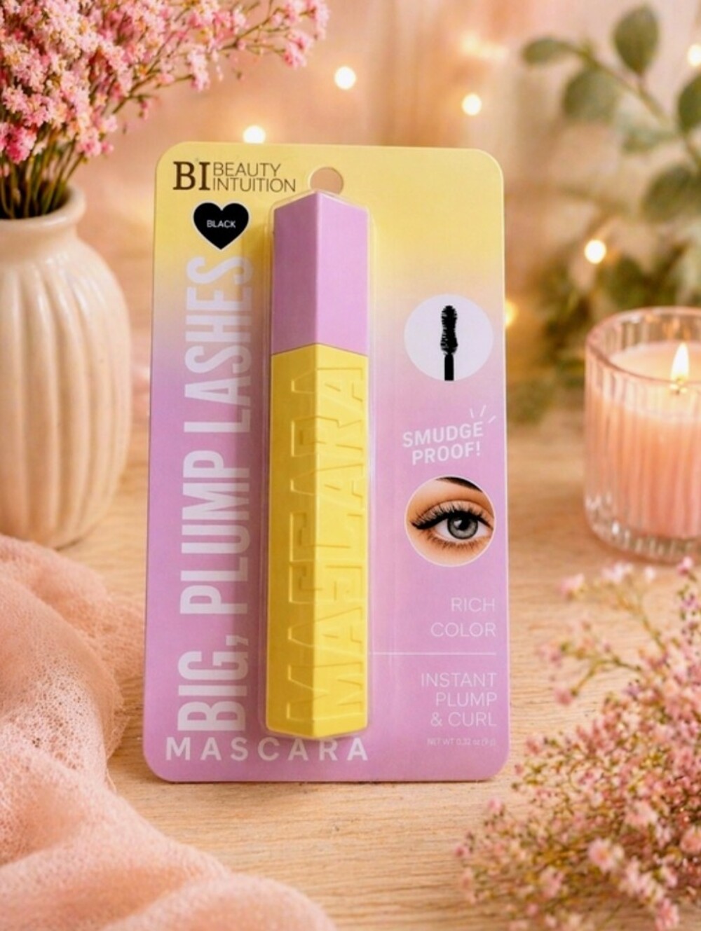 NEW Beauty Intuition Big Plump Lashes Mascara — Black